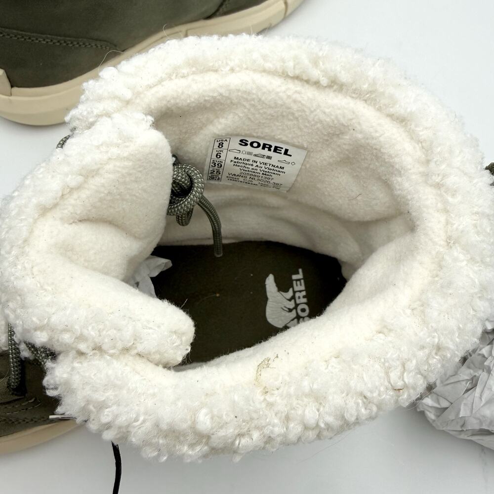 Sorel Womens Explorer Next Carnival Boots US 8 Green Winter Waterproof NIB - Picture 12 of 12